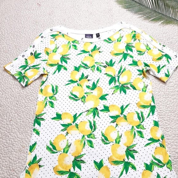 Rafaella Studio  Lemon Short Sleeve Shirt Size PS - Picture 7 of 7